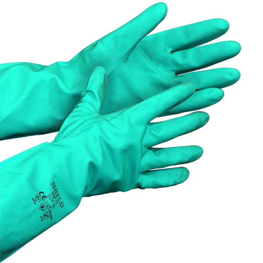 gloves for spraying herbicide Ultranitrile Gloves for Agrochemicals | Safety Clothing