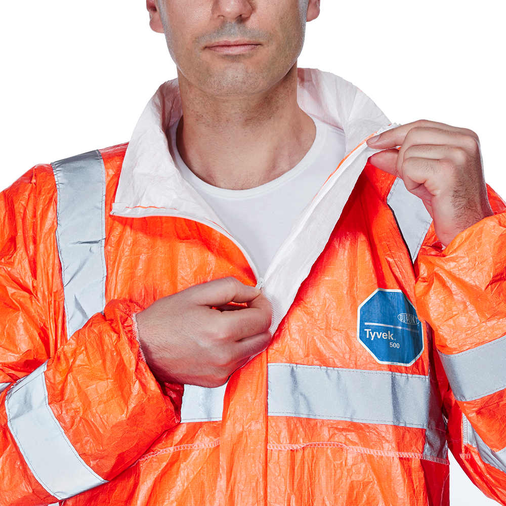 Tyvek Hi Vis Spraying Coverall 500HV
