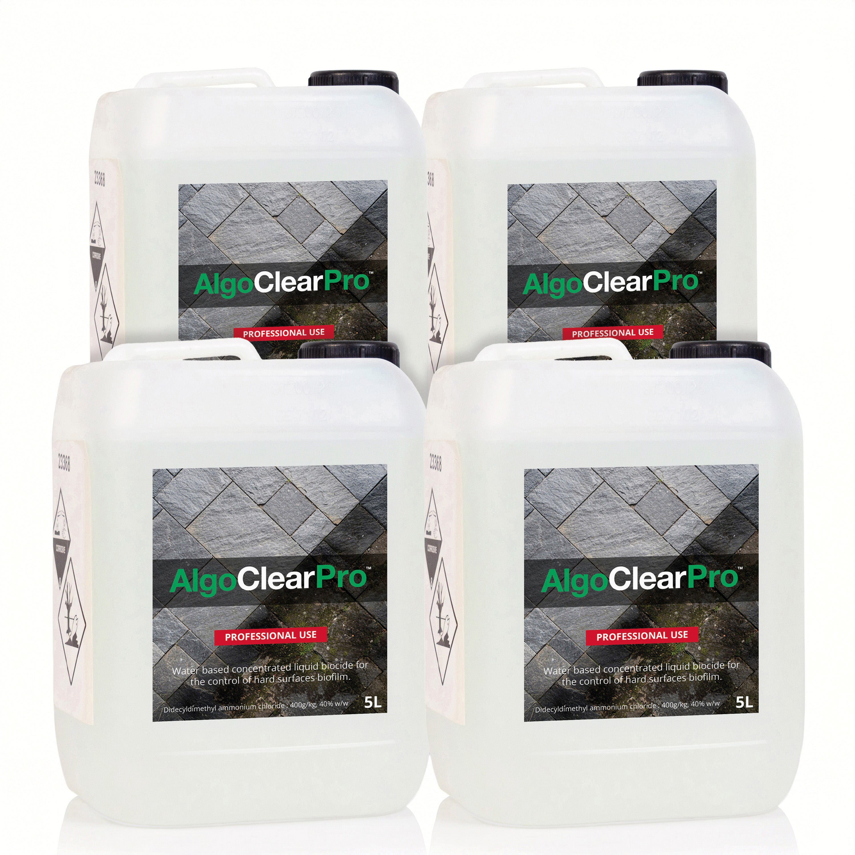 AlgoClear Pro 4x5L Professional Hard Surface Cleaner Bulk Buy (20L)