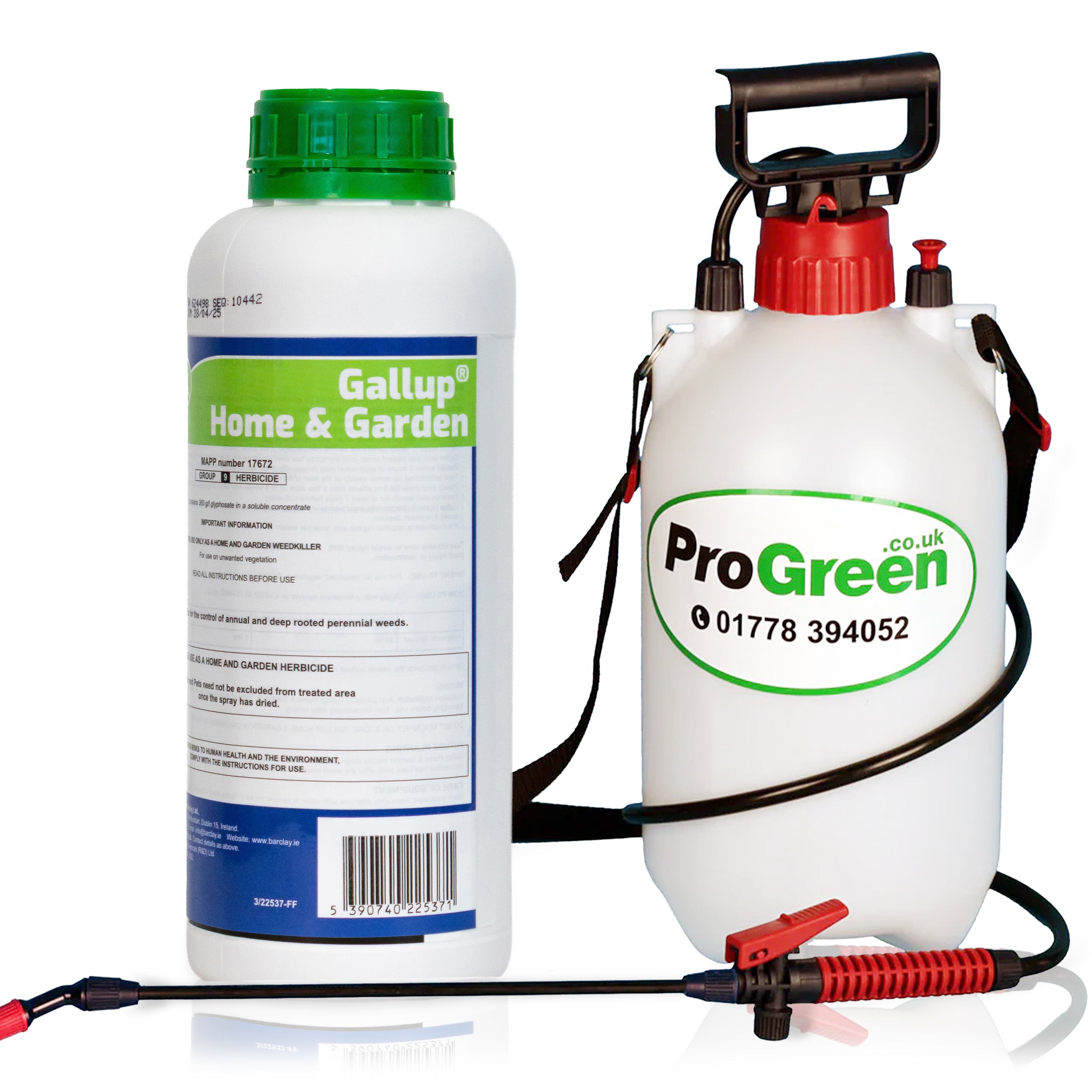 Gallup Home and Garden 1L with 5L Pressure Sprayer Bundle