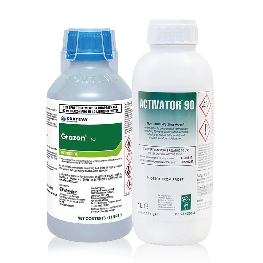 Grazon Pro and Activator 90 Bundle – Enhanced Paddock Weed Control
