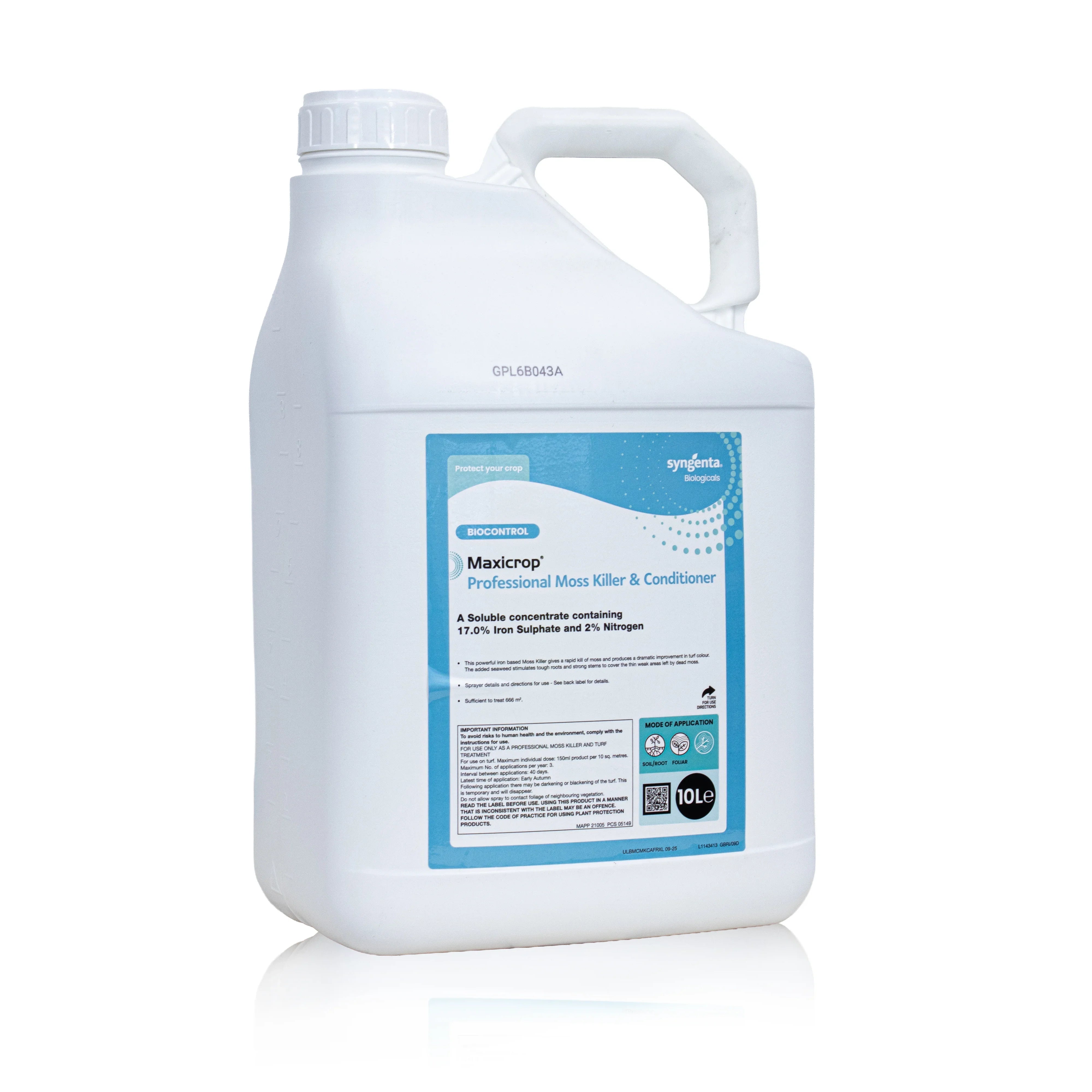 Maxicrop No 2 Moss Killer and Lawn Conditioner (10L, 666m²)