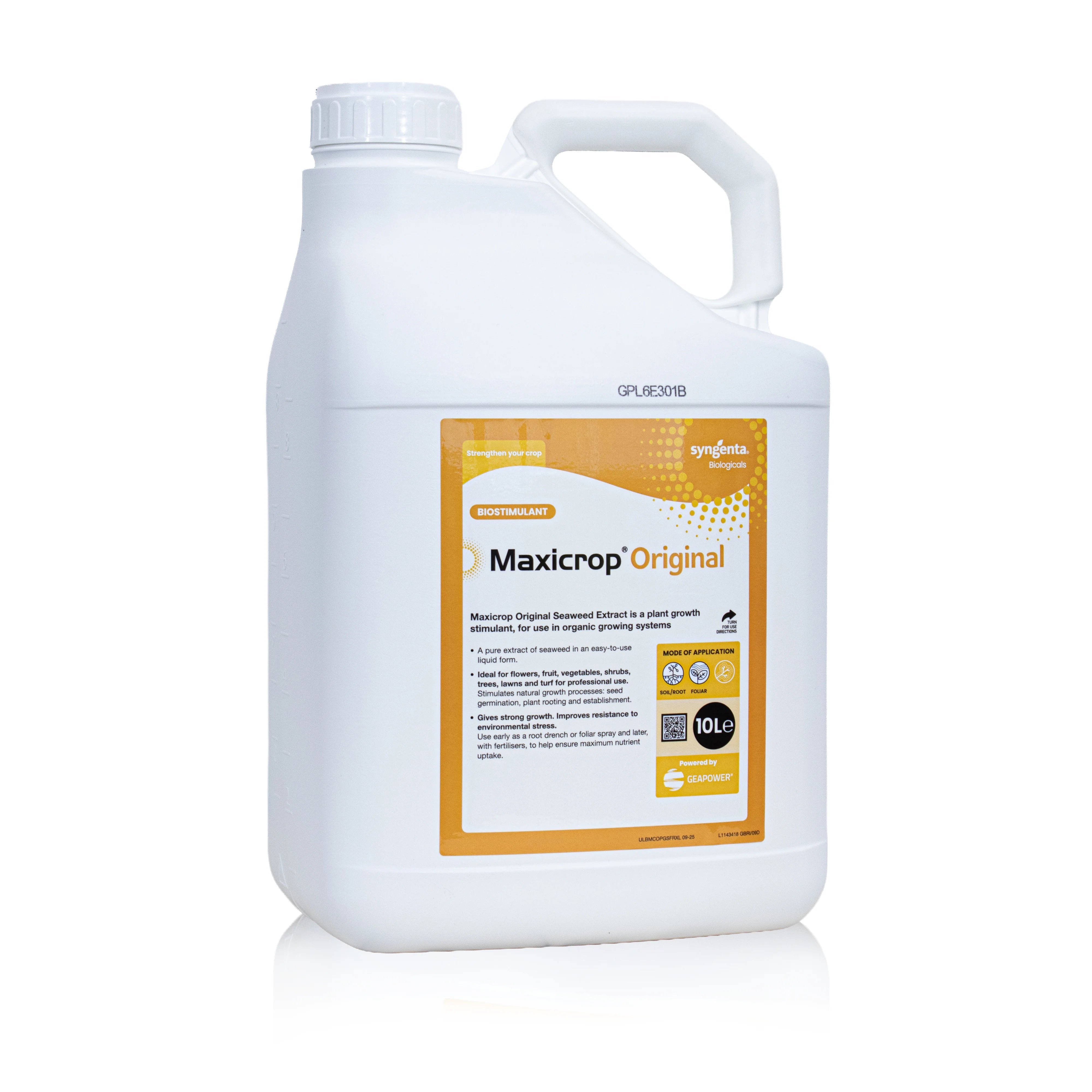 Maxicrop Original Seaweed Extract Fertiliser (10L)