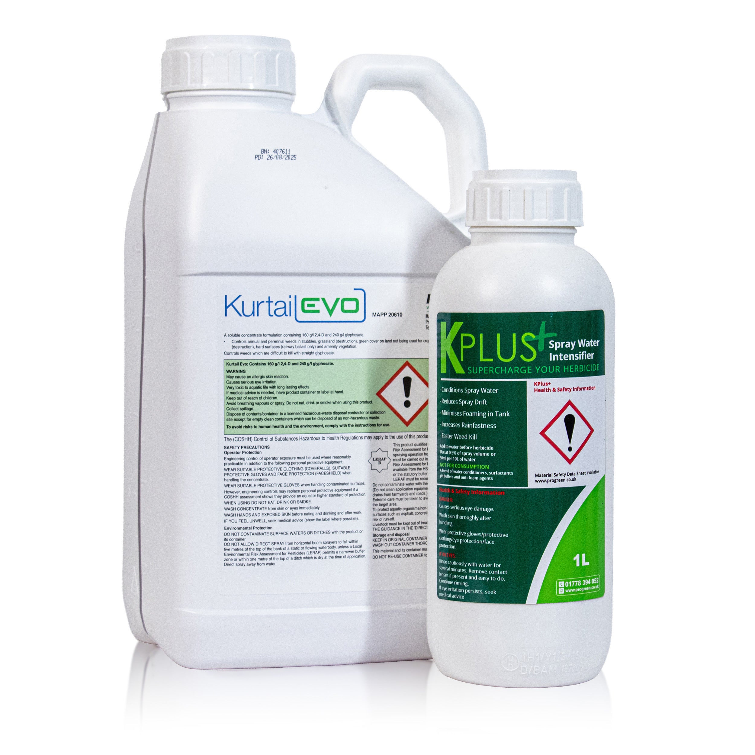 does curtail herbicide kill grass Kurtail Evo Horsetail Killer & KPlus Bundle