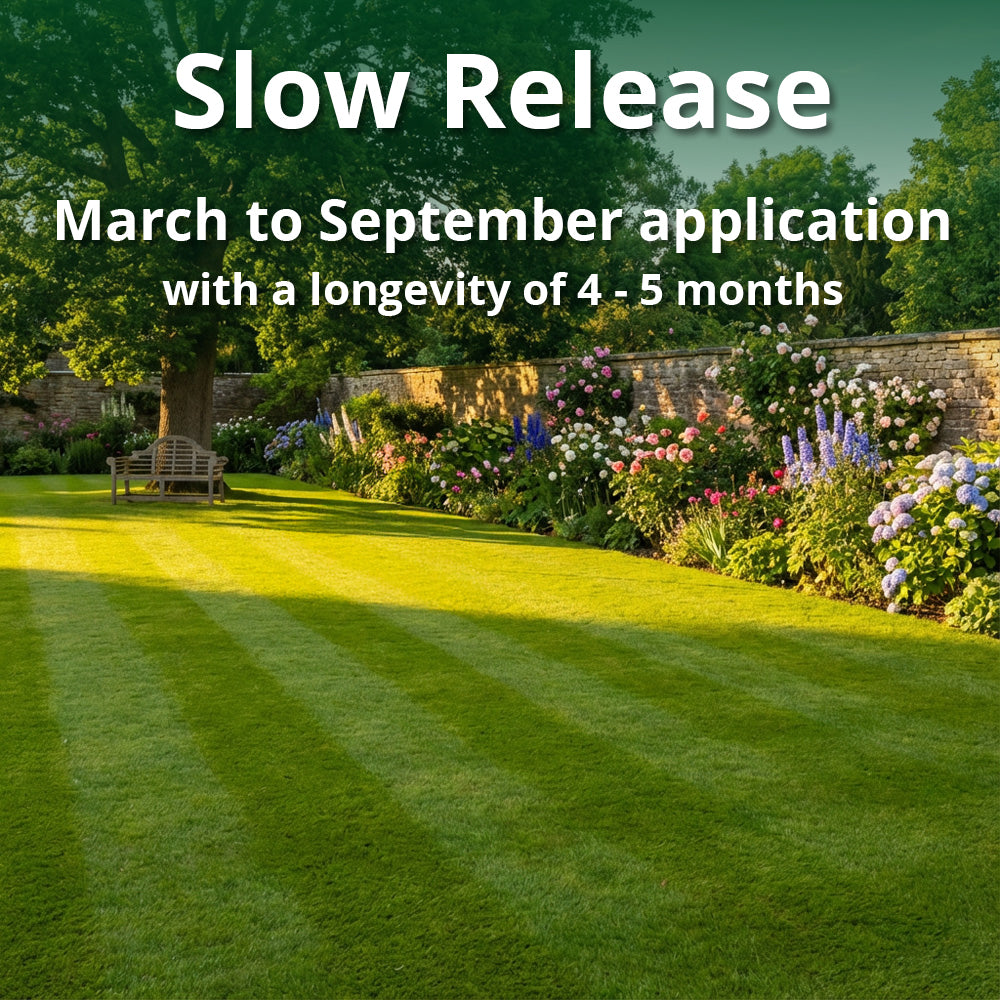 A1 Lawn Ultimate Slow Release Lawn Fertiliser 14-1-7+2Fe (10kg, 200m²)