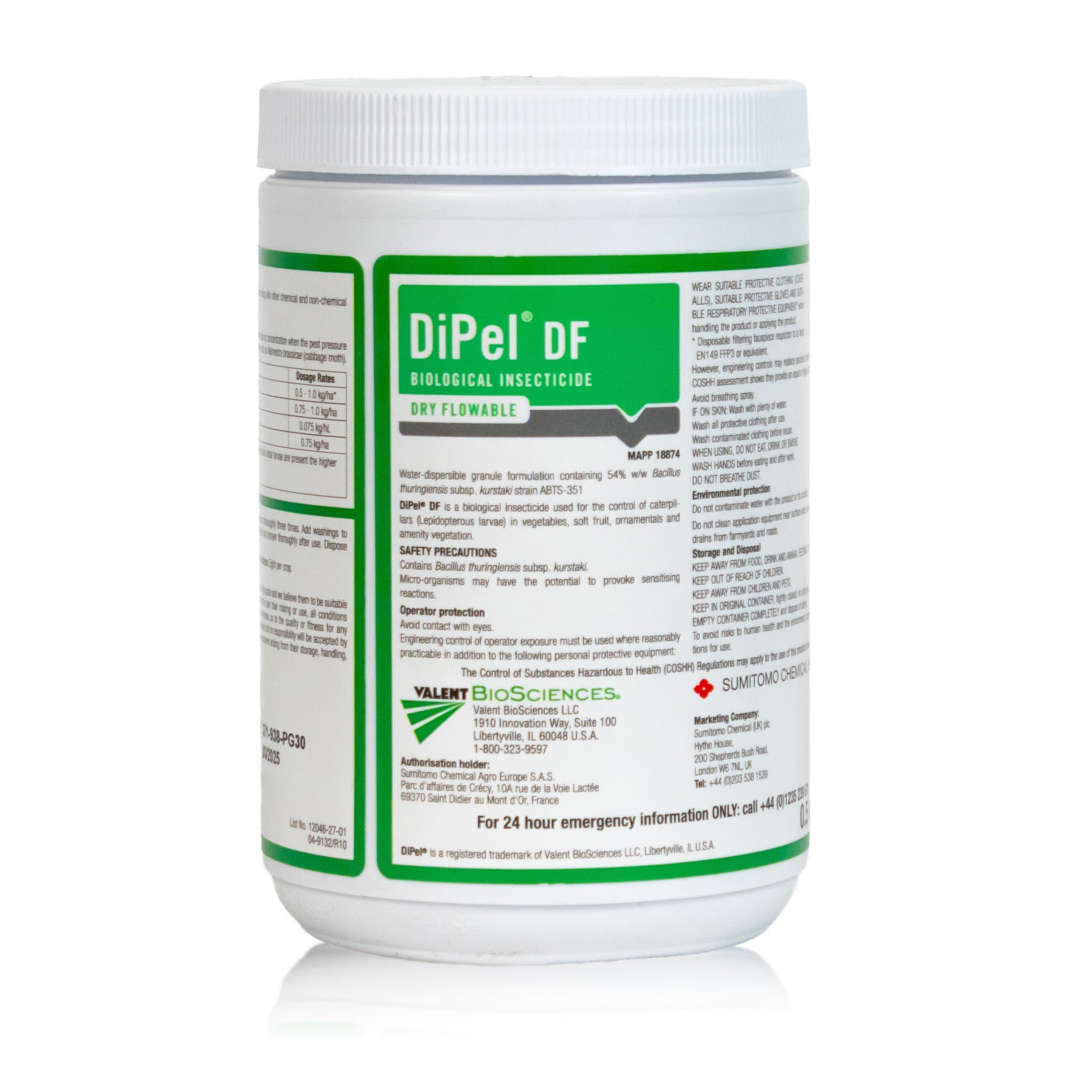 DiPel DF 500 g | Insecticide | Caterpillars | Brown Tail Moth – ProGreen