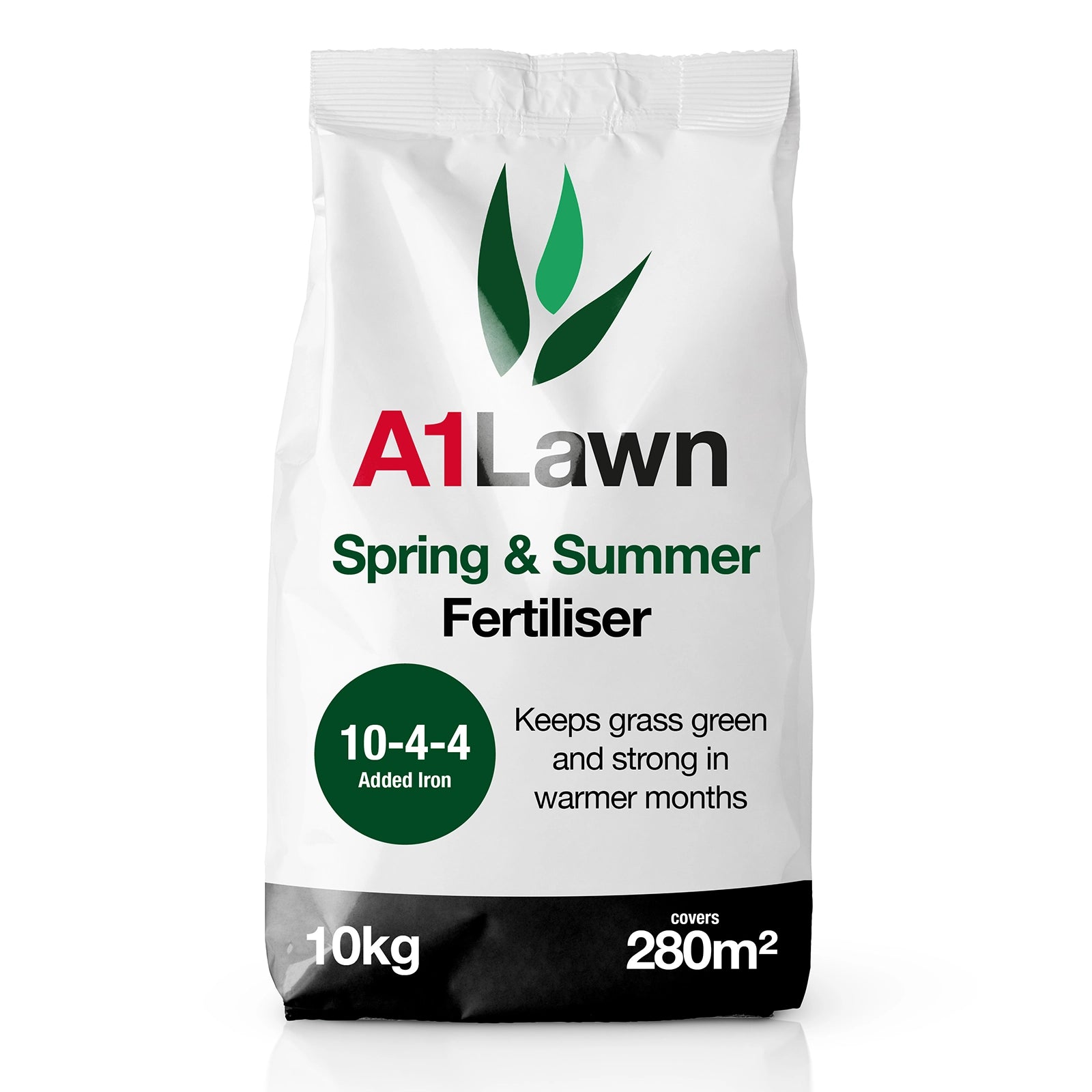 A1 Lawn Spring & Summer Fertiliser packaging on a white background