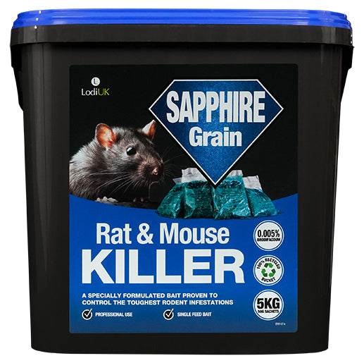 Sapphire Grain Sachets – Professional Rodenticide (5kg)