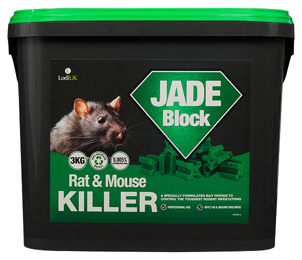 Jade Blocks Wax Blocks – Professional Rodenticide (3kg-10kg)