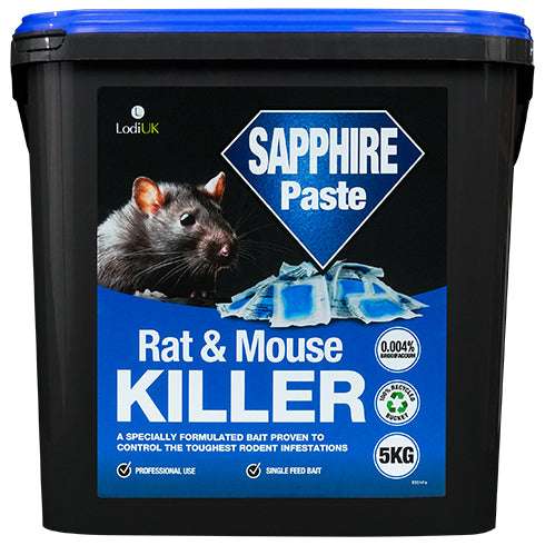 Sapphire Paste Pouch – Professional Rodenticide (5kg)