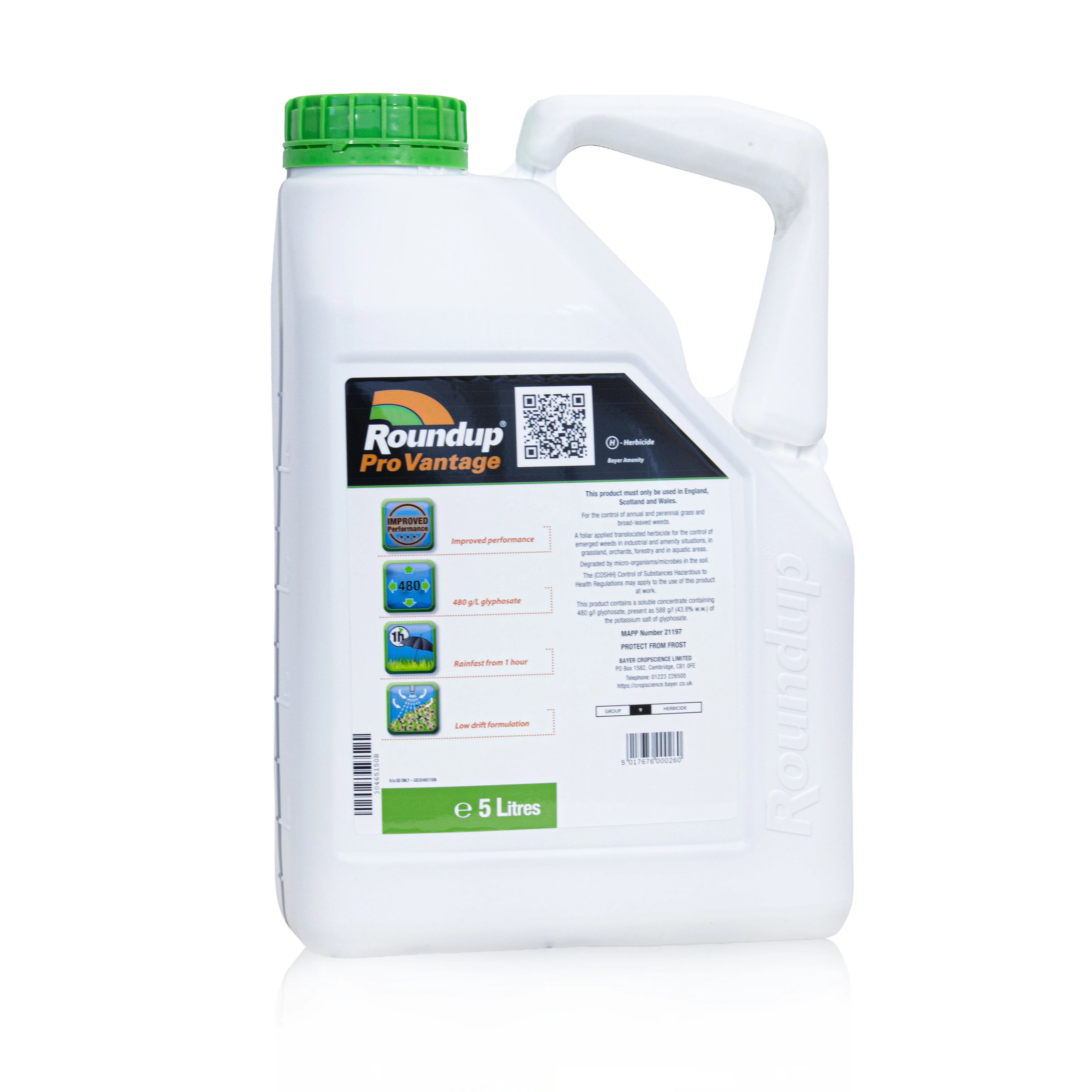 RoundUp ProVantage 480 Concentrated Glyphosate Total Weed Killer (5L)