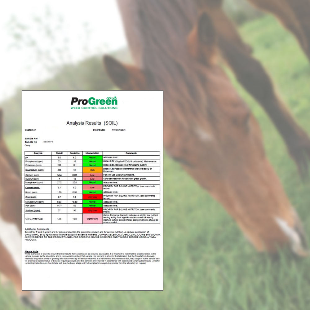 Paddock Soil Analysis for Horse Grazing | ProGreen Weed Control