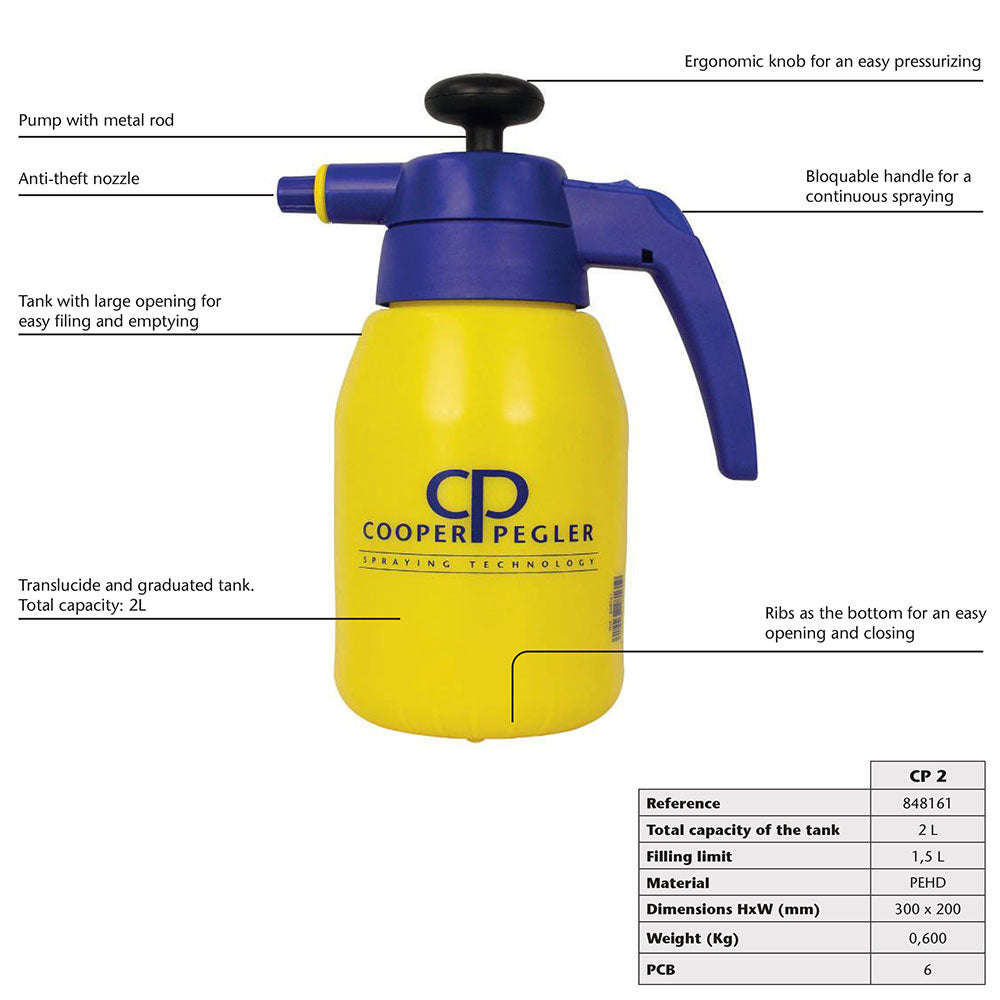 Cooper Pegler Minipro 2L Handheld Pump Sprayer