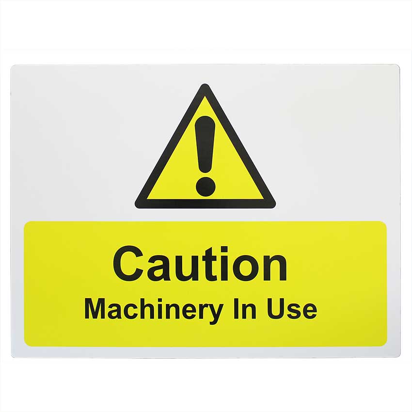 In Use Sign Example Machinery in Use Sign | Safety Equipment | ProGreen