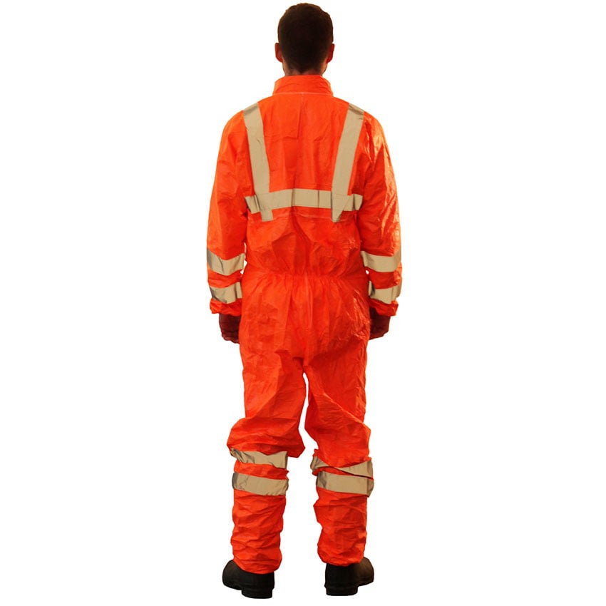 Tyvek Hi Vis Spraying Coverall 500HV