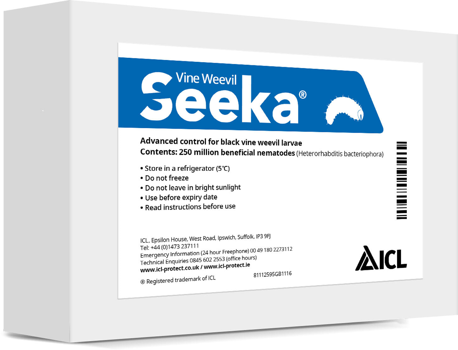 Seeka Biological Nematode Control of Vine Weevil (50 million, 250 million)