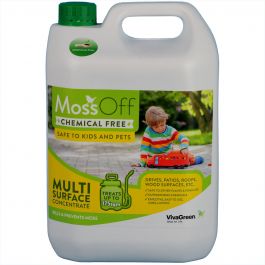 MossOff Chemical Free Multi Surface 5L - Clears Moss & Algae on Hard Surfaces