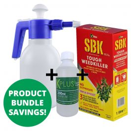 SBK Brushwood Killer 1L & KPlus 250ML & 2L Pro Pump Hand Sprayer