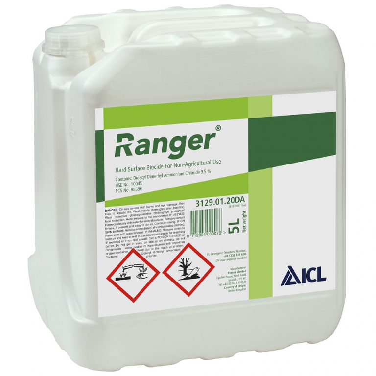 RANGER 5L - HARD SURFACE MOSS & ALGAE CONTROL WITH EXCEPTIONAL COVERAGE - FREE ICL BUNDLE